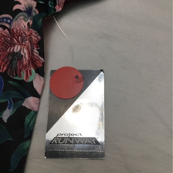 Project RUNWAY Multicolor Floral Bomber Jacket - Picture 13 of 14